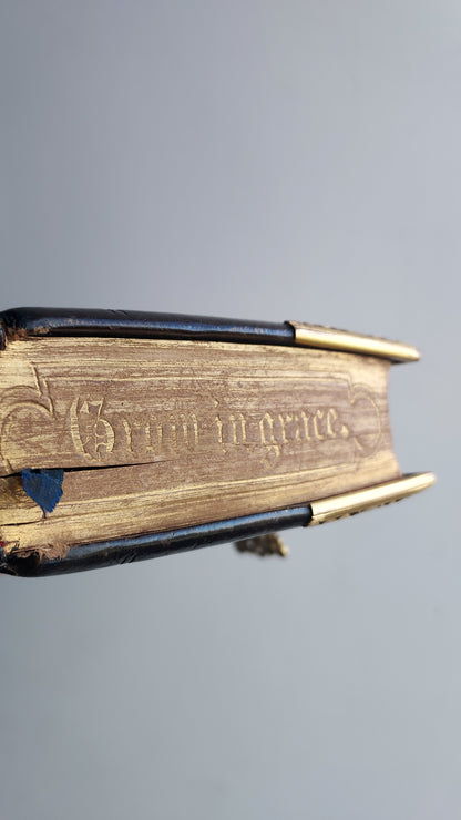 1846 Book of Common Prayer | Rare Gauffered Words and Metal Clasp