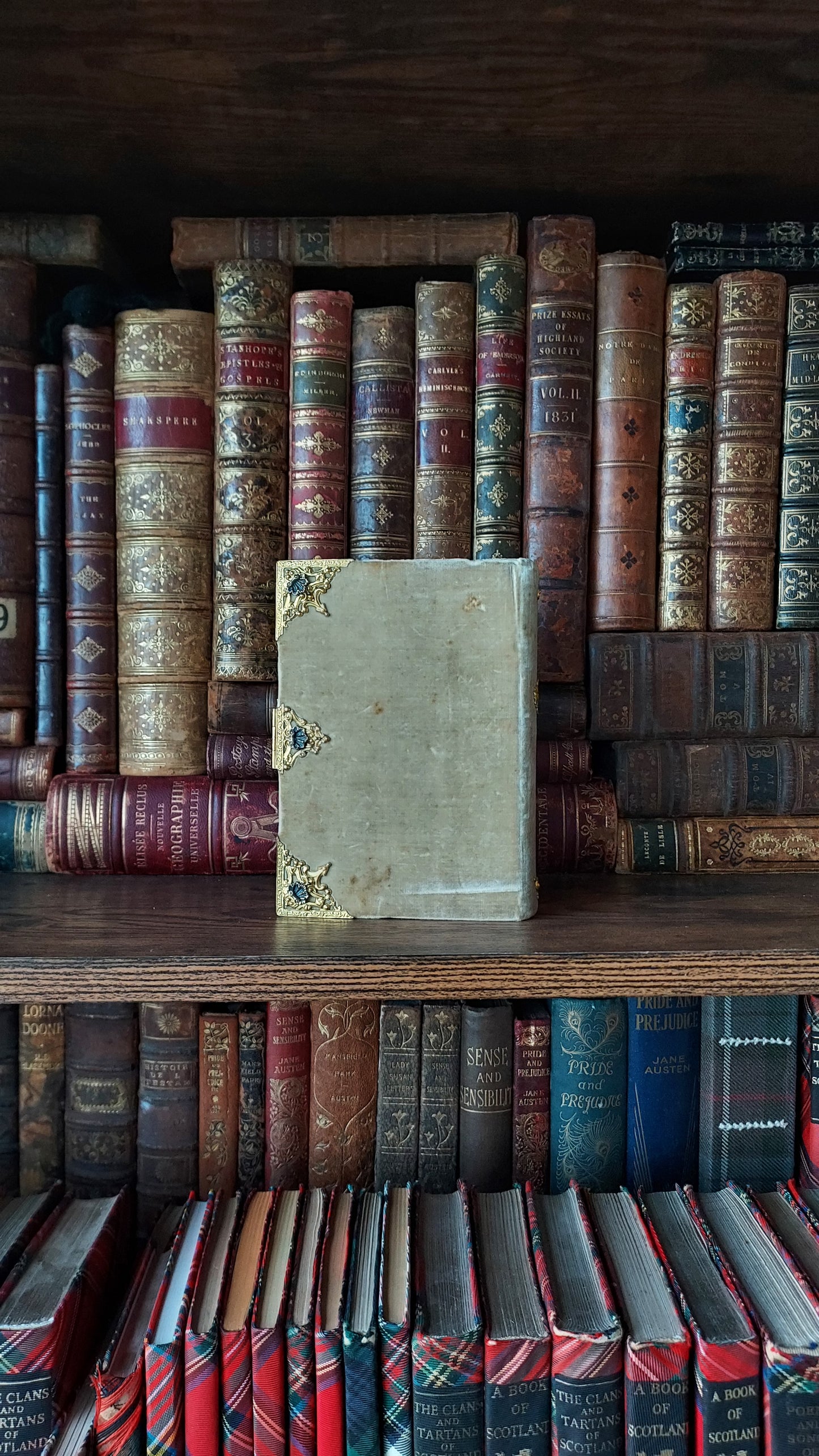 1850s Livre de Mariage | Velvet Wedding Missal w/Large Intricate Clasp