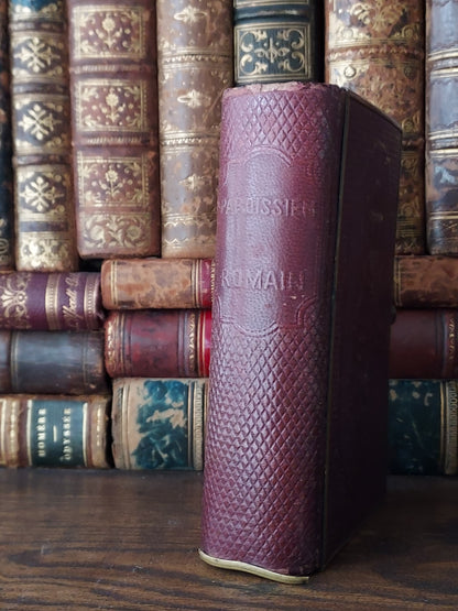 1870s Paroissien Romain | Communion Cover and Gold Clasp