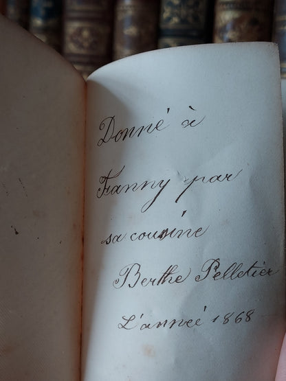 1866 Paroissien Romain | Red & Gold Ermine Edges